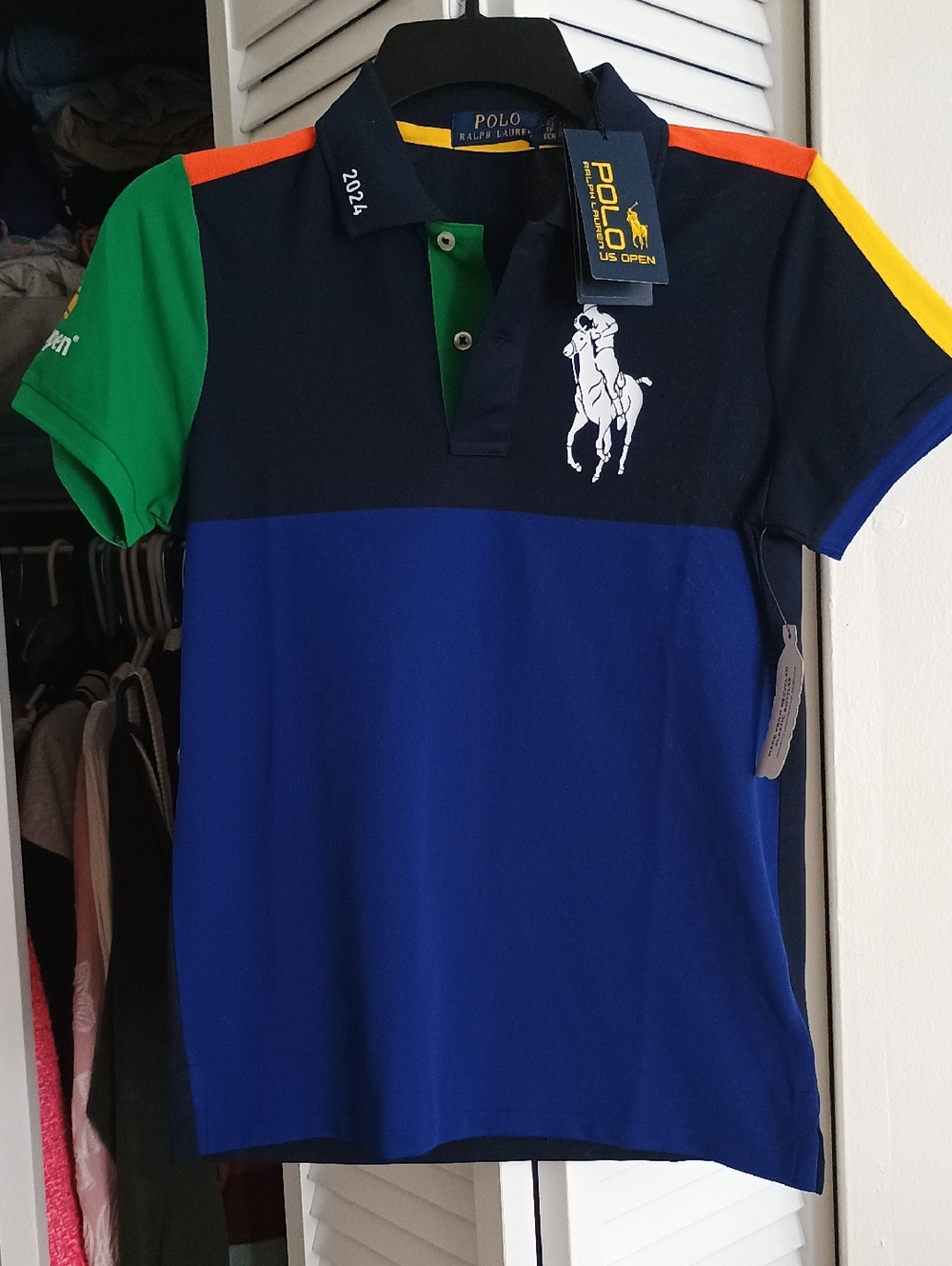 Polo by Ralph Lauren Boys' Multi-Color Polo Shirt - Blue/Green